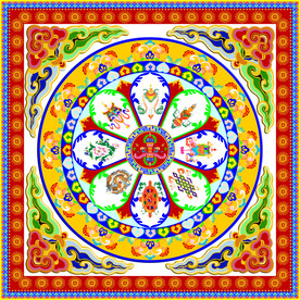  内蒙婚礼吊顶花纹