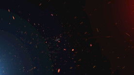 冷暖光效粒子火花背景AE模板
