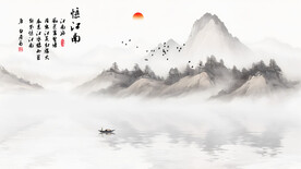 中式客厅沙发背景墙