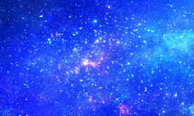 蓝色宇宙星空天花软膜