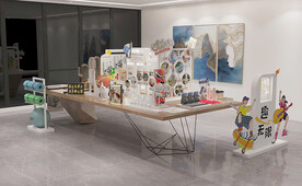 美陈展台3D模型 堆头3D模型