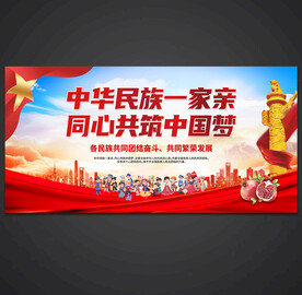 民族团结海报