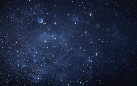 浩瀚黑色宇宙星空背景