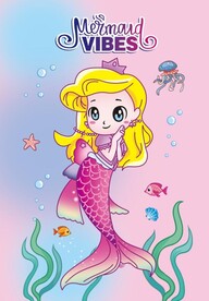 卡通可爱美人鱼