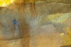 创意水彩抽象艺术画水彩晕染