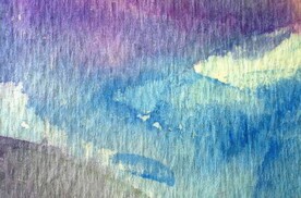 创意水彩抽象艺术画水彩晕染