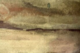 创意水彩抽象艺术画水彩晕染