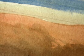 创意水彩抽象艺术画水彩晕染