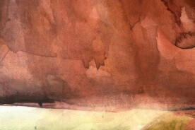 创意水彩抽象艺术画水彩晕染