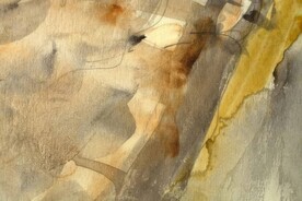 创意水彩抽象艺术画水彩晕染