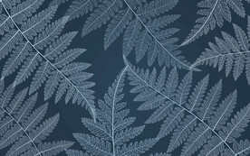 手绘植物复古欧式电视背景墙