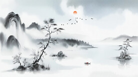 中国风电视背景墙