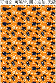 墓碑 蜘蛛 黑猫 万圣节