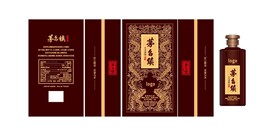 白酒茅台镇龙纹订制包装