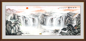 客厅山水画
