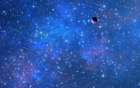 蓝色宇宙星空软膜