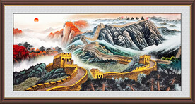 万里长城国画