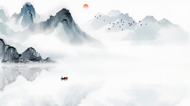 意境禅意背景墙