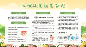 心理健康宣传栏