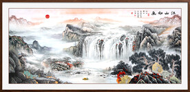 客厅山水画
