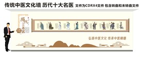 中医文化墙 十大名医
