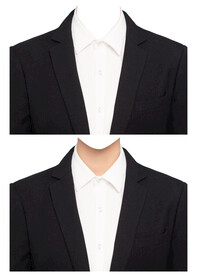 女西装证件照衣服素材