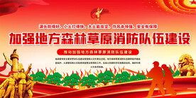 加强森林草原消防队伍建设展板