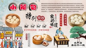 小笼包背景墙