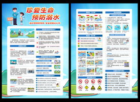 防溺水宣传单