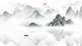 意境水墨山水