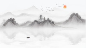 中式水墨意境图