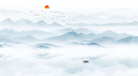 新中式意境山水画