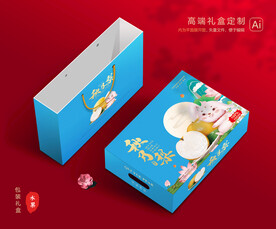 秋月梨礼盒 梨包装