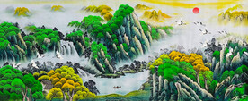 山水风景画