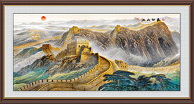 万里长城国画