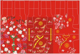 殡葬衣物女士花式唐装