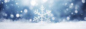 冬天雪花圣诞