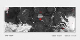 酒店大堂水墨画