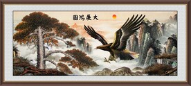 大展宏图国画办公室挂画