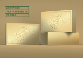 精品葡萄包装 平面展开图