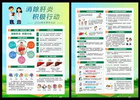 世界肝炎日宣传单