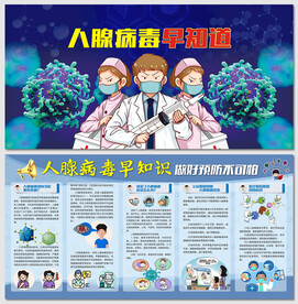 人腺病毒早知道医疗展板