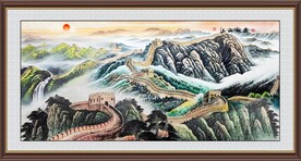 万里长城国画
