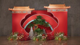 中式婚礼su模型