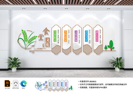 食堂文化文化墙