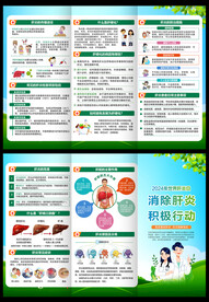 2024世界肝炎日三折页