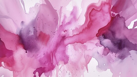 红色水彩水墨背景