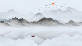 中式客厅电视背景墙