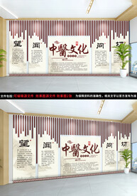 中医医院文化墙