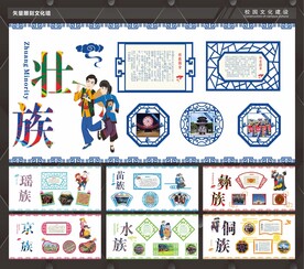 少数民族文化墙